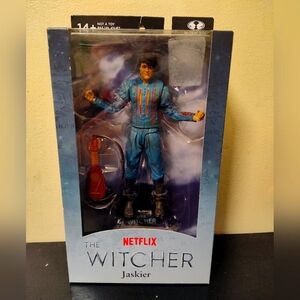 The Witcher Jaskier Action Figure Platinum Edition Netflix McFarlane Toys